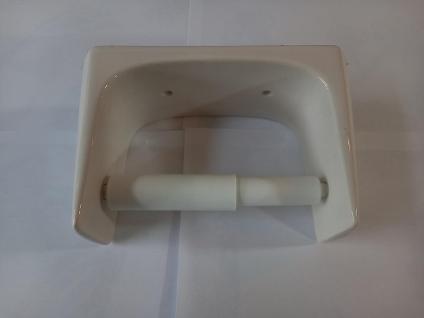 Ceramic shell deals toilet roll holder